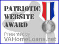 VA Home Loans Patriotic Website Award