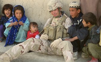 Sergeant Brian Horn in Afghanistan